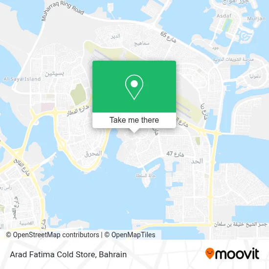 Arad Fatima Cold Store map