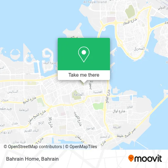 Bahrain Home map
