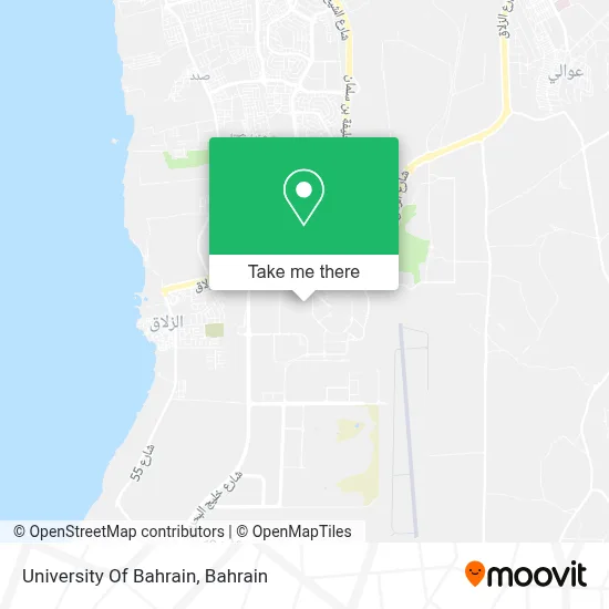 University Of Bahrain map