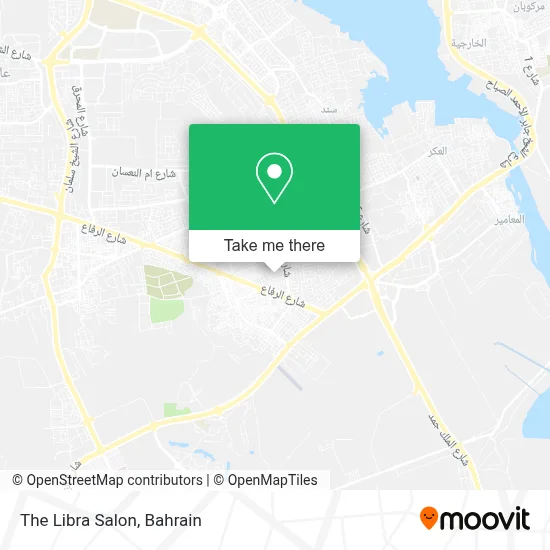 The Libra Salon map
