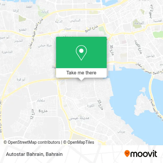 Autostar Bahrain map