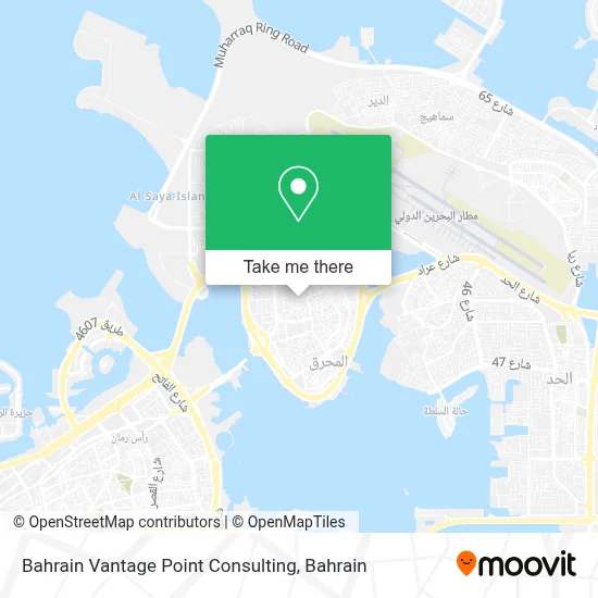 Bahrain Vantage Point Consulting map