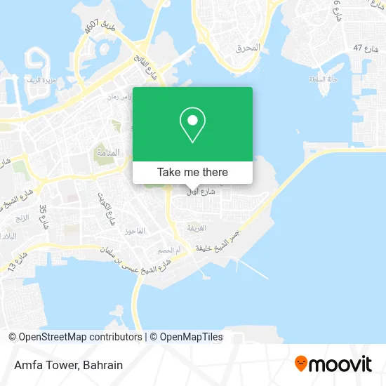 Amfa Tower map
