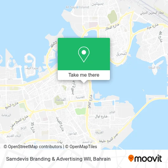 Samdevis Branding & Advertising Wll map