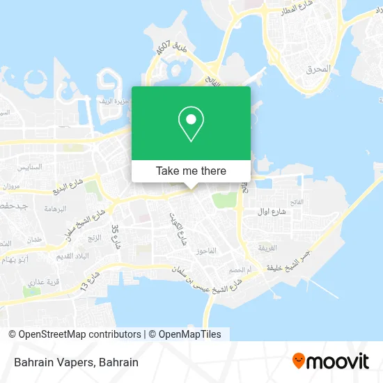 Bahrain Vapers map