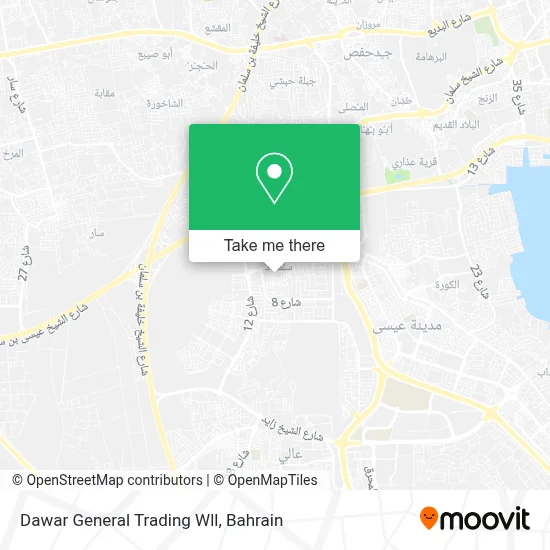 Dawar General Trading Wll map