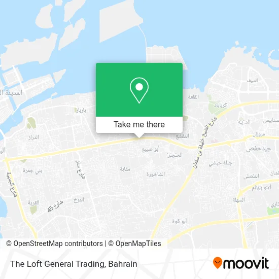 The Loft General Trading map