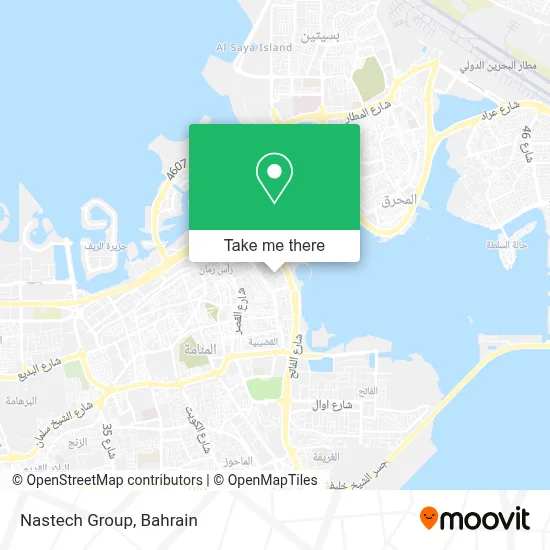 Nastech Group map