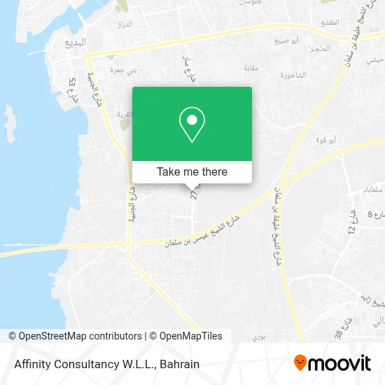 Affinity Consultancy W.L.L. map