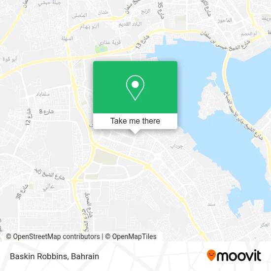 Baskin Robbins map