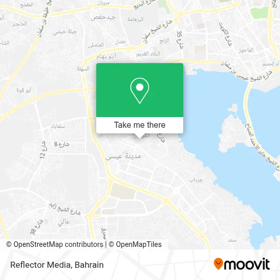 Reflector Media map