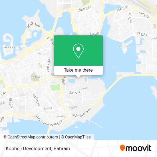 Kooheji Development map