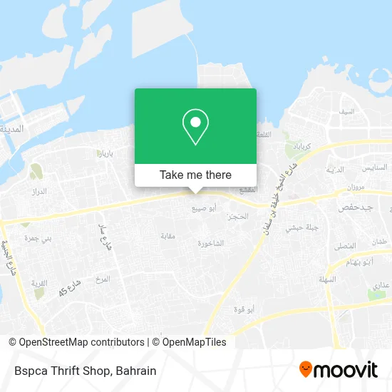 Bspca Thrift Shop map