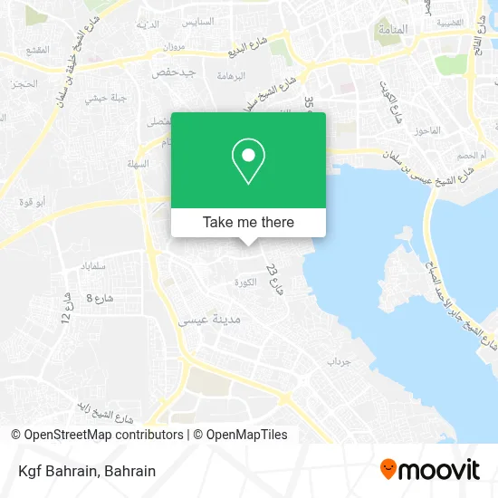 Kgf Bahrain map