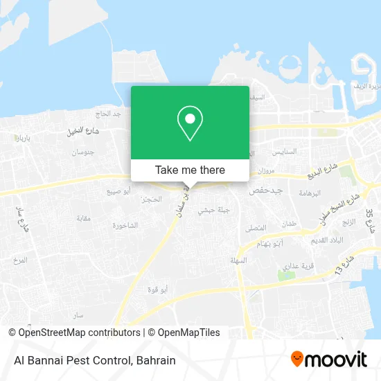 Al Bannai Pest Control map