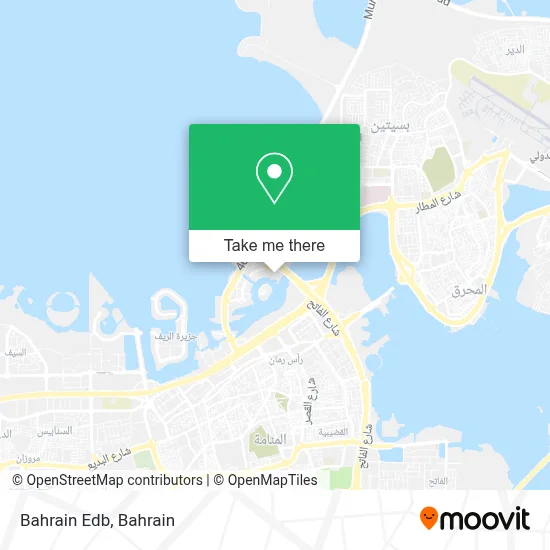 Bahrain Edb map
