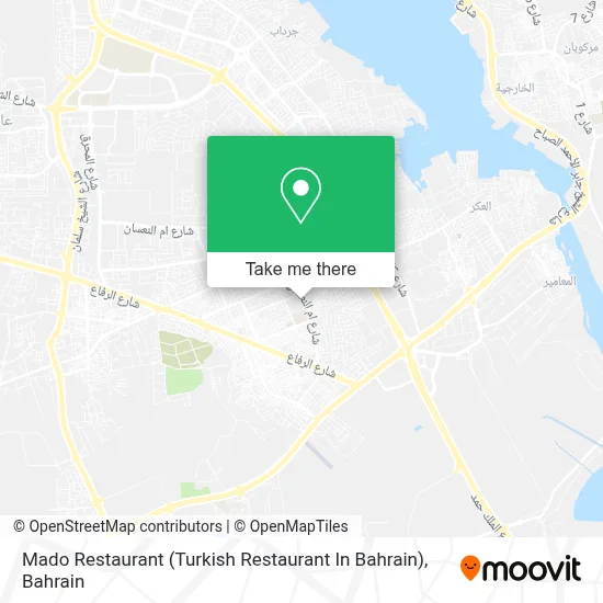 Mado Restaurant (Turkish Restaurant In Bahrain) map