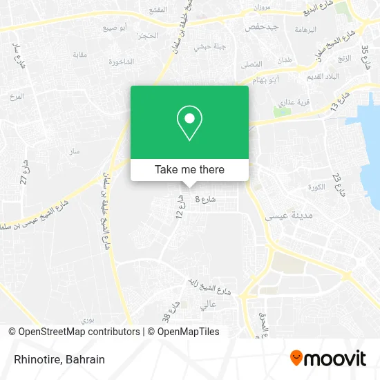 Rhinotire map
