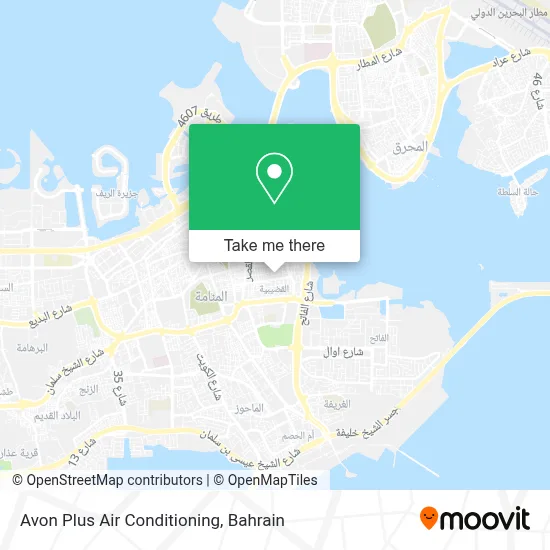 Avon Plus Air Conditioning map