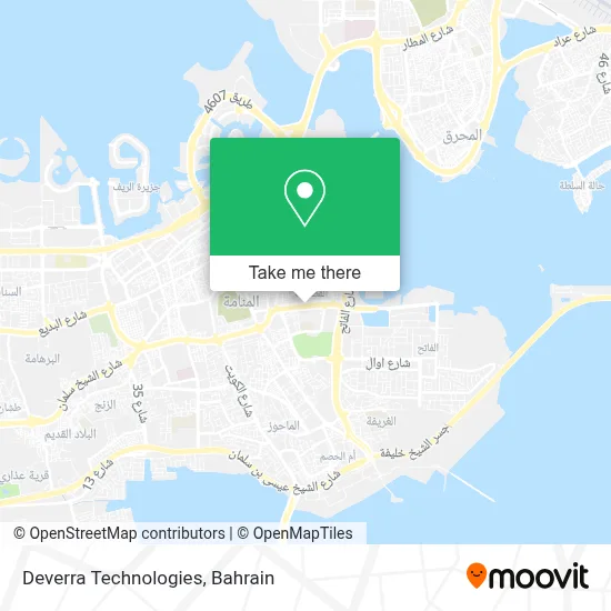 Deverra Technologies map