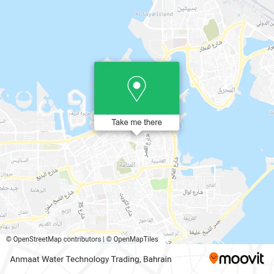 Anmaat Water Technology Trading map