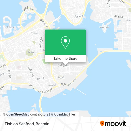 Fishion Seafood map