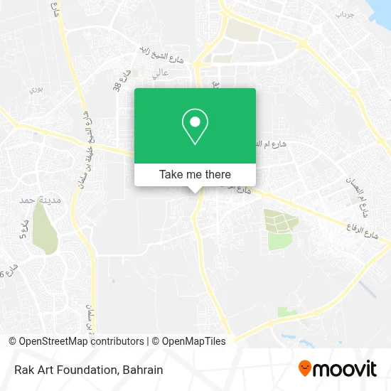 Rak Art Foundation map