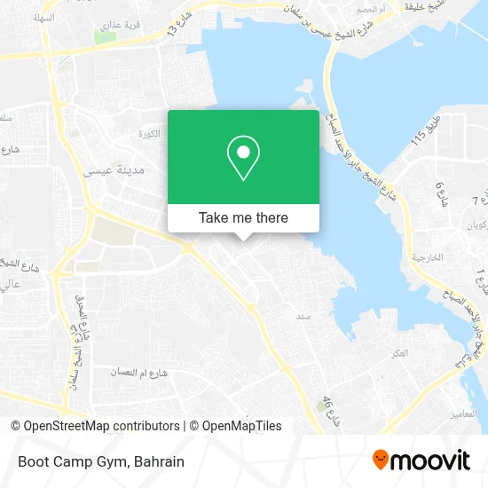 Boot Camp Gym map