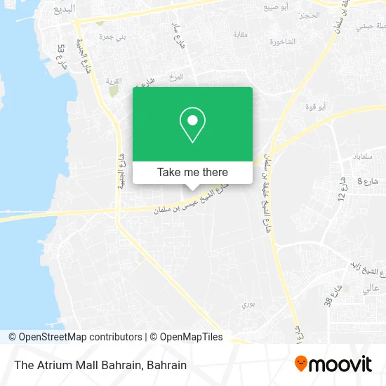The Atrium Mall Bahrain map