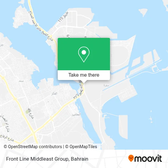 Front Line Middleast Group map
