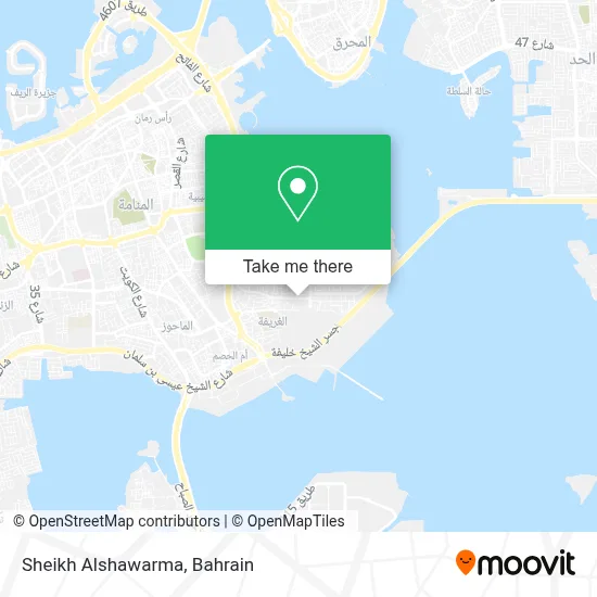 Sheikh Alshawarma map