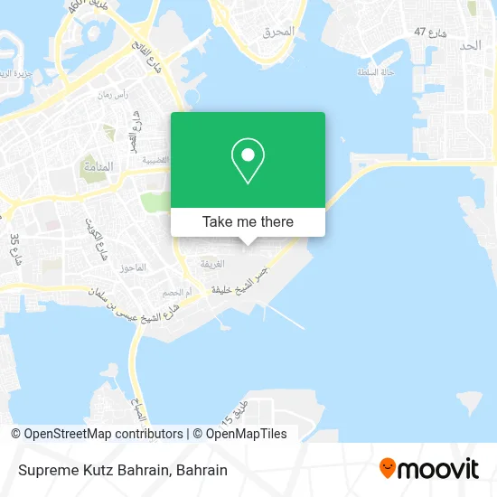 Supreme Kutz Bahrain map