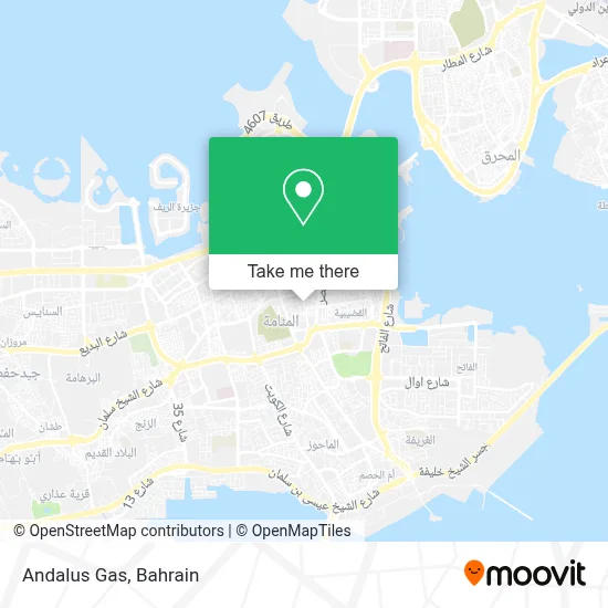 Andalus Gas map