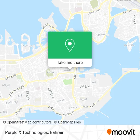 Purple X Technologies map
