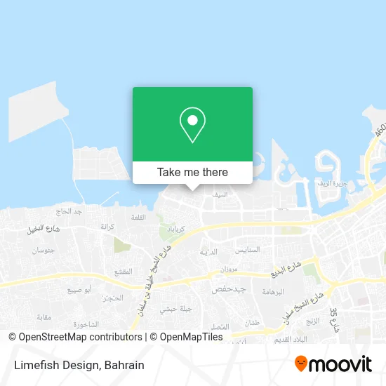 Limefish Design map