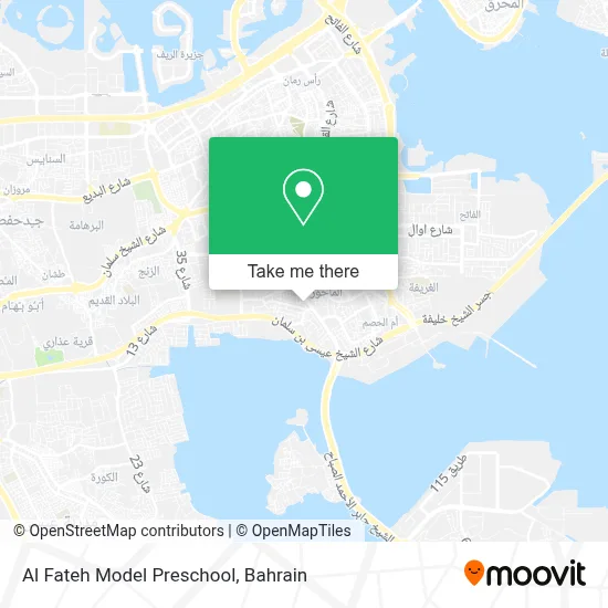 Al Fateh Model Preschool map