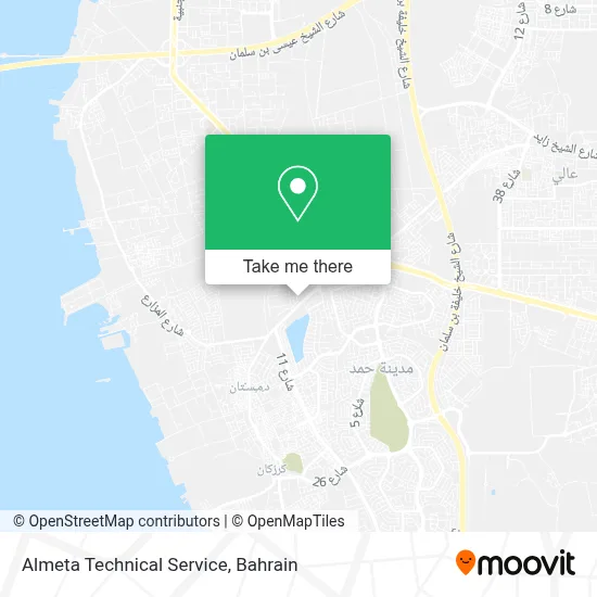 Almeta Technical Service map