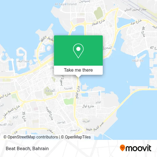 Beat Beach map