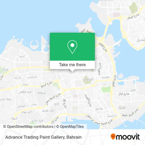 Advance Trading Paint Gallery map