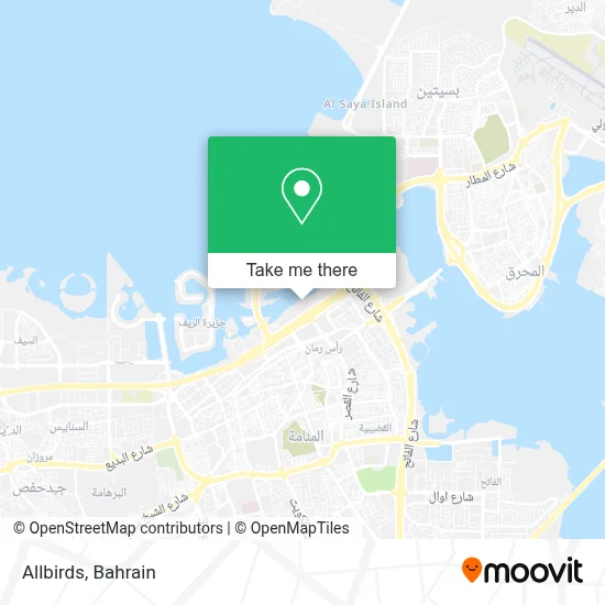 Allbirds map