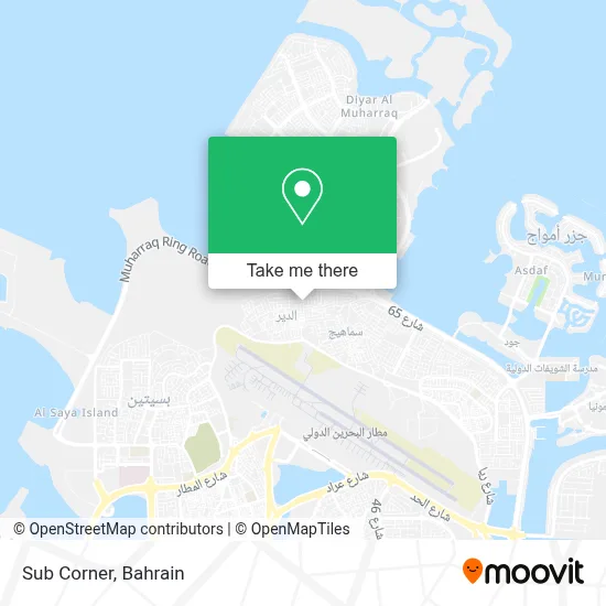 Sub Corner map