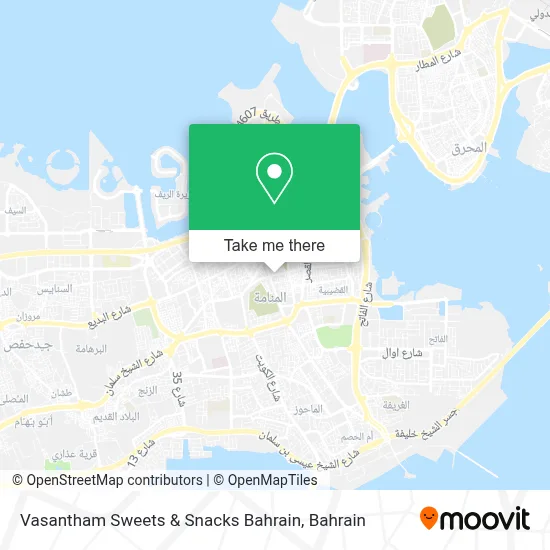Vasantham Sweets & Snacks Bahrain map