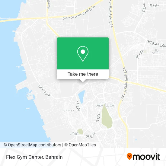 Flex Gym Center map