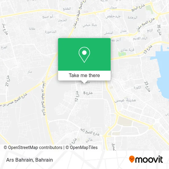 Ars Bahrain map