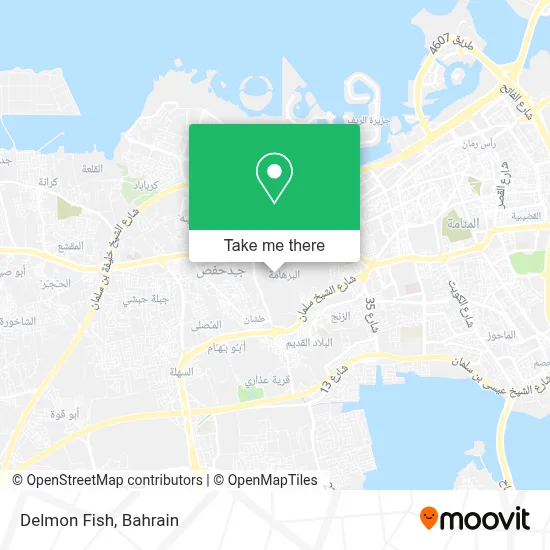 Delmon Fish map
