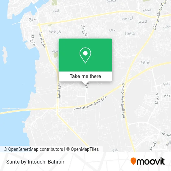 Sante by Intouch map