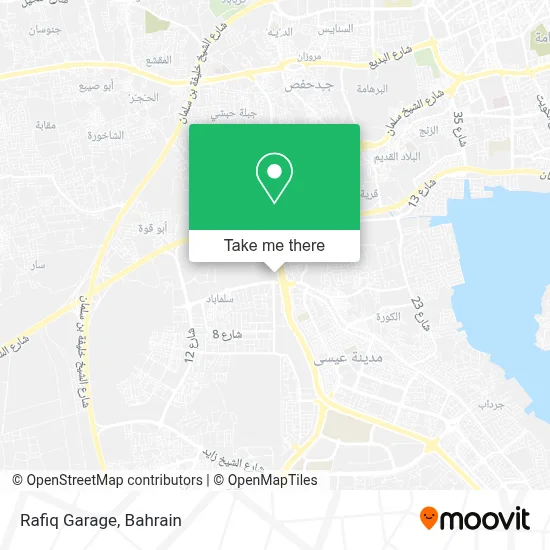 Rafiq Garage map