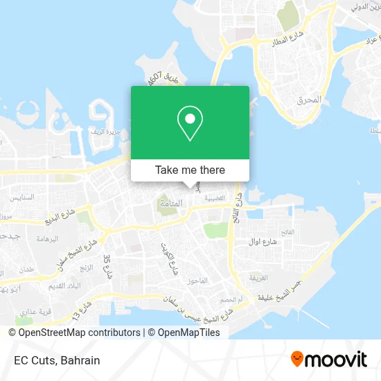 EC Cuts map