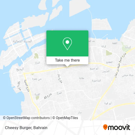 Cheesy Burger map