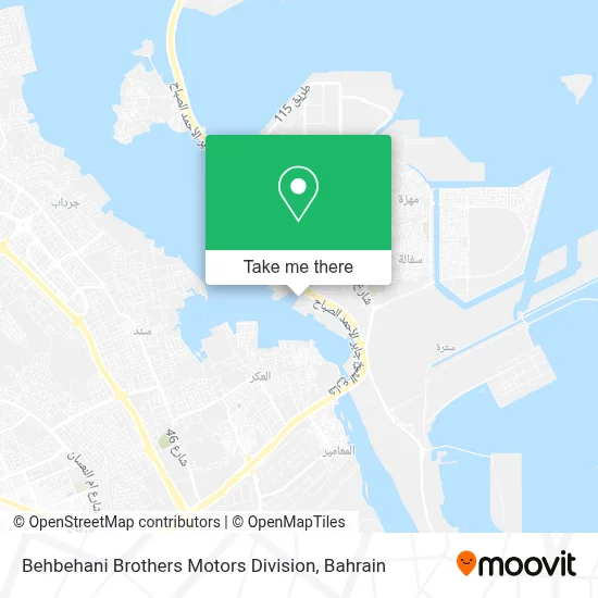 Behbehani Brothers Motors Division map